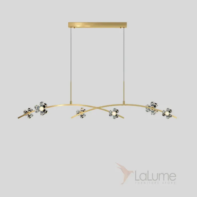 Подвесной светильник CAMILIA ARC L120 Brass от ImperiumLoft