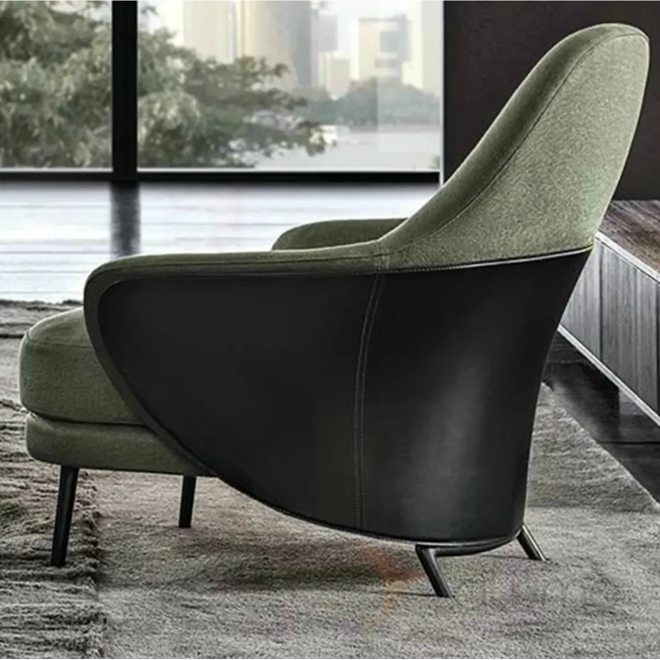 Дизайнерский обеденный стул LaLume MB21014-23