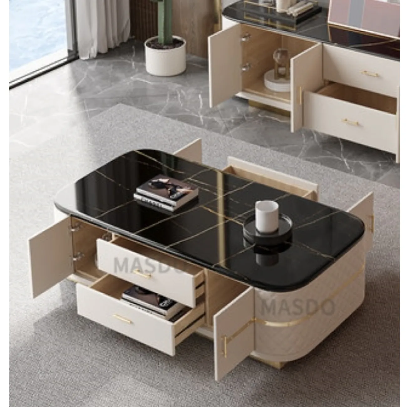 Дизайнерский чайный столик Marsden pmt22 LaLume