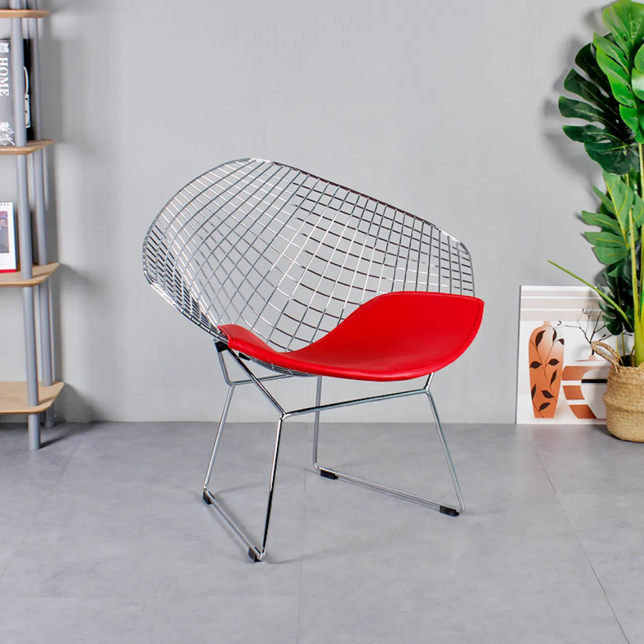 Кресло Bertoia Diamond Chair designed by Harry Bertoia	 in 1952 от LaLume