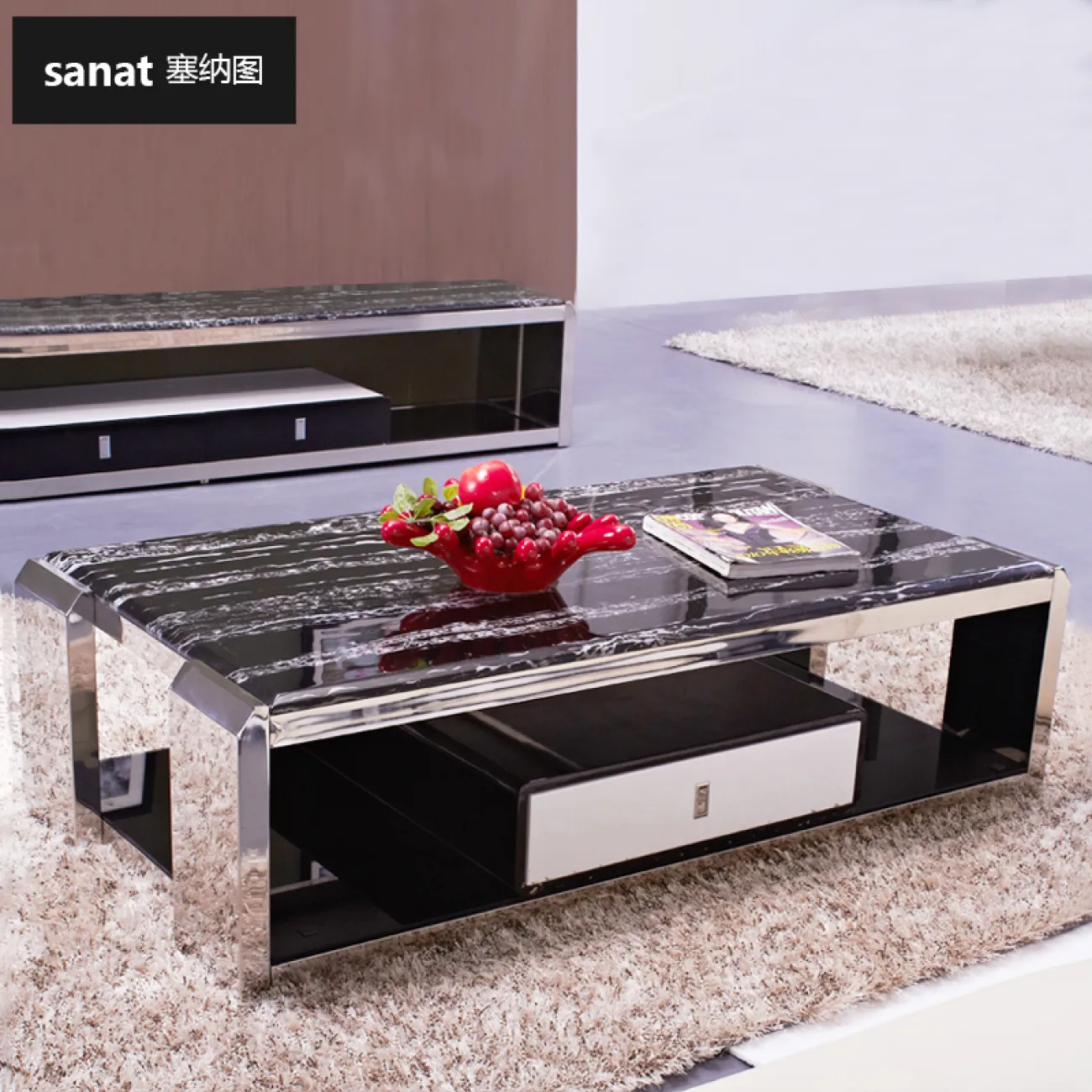 Дизайнерский журнальный столик LaLume-AP00206