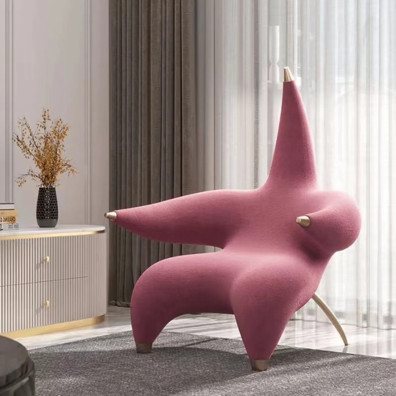 Дизайнерское кресло LaLume Морская звезда Дизайнерское кресло LaLume Морская звезда