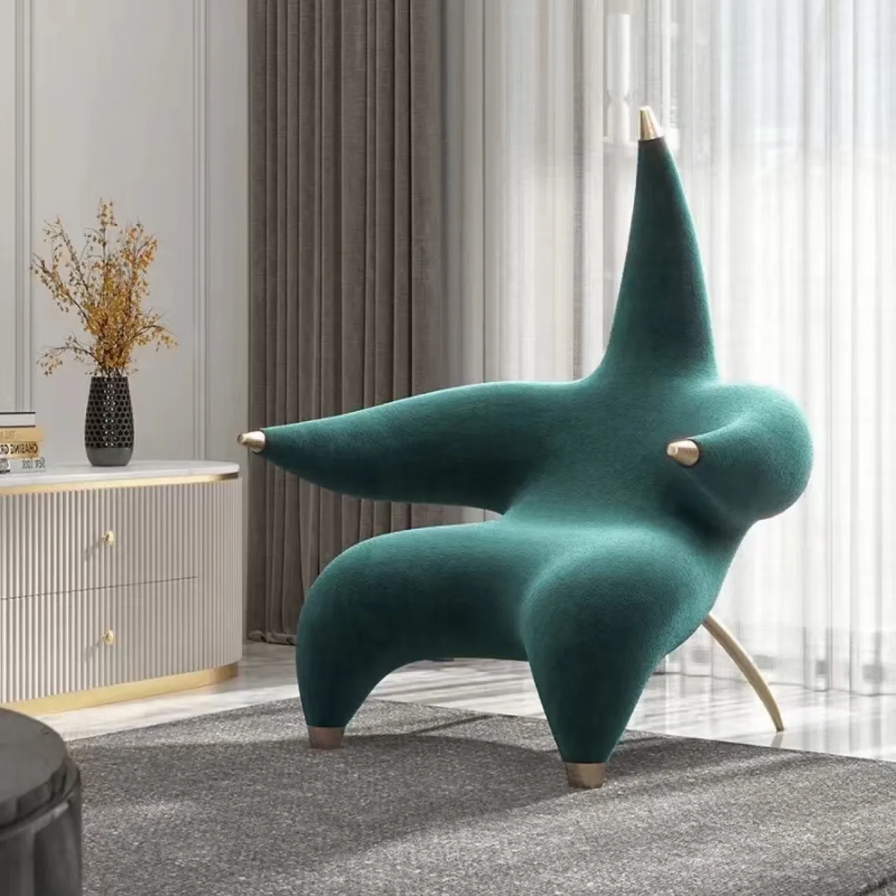 Дизайнерское кресло LaLume Морская звезда Дизайнерское кресло LaLume Морская звезда