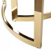 Стол журнальный золотой с темным стеклом 47ED-CT062GOLD