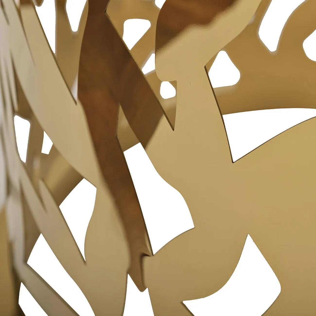 Стол журнальный круглый прозрачное стекло/золото GY-ET8158GOLD от LaLume