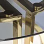 Стол журнальный Garda Decor темн.стекло/золото 47ED-GDCT002 от LaLume