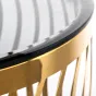 Стол журнальный Wave тонир.стекло/золото GY-ET8149GOLD от LaLume