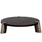 Стол журнальный низкий круглый темн.орех 58DB-CT17191 от LaLume