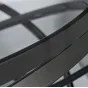 Стол журнальный круглый прозрачное стекло/темный хром GY-CT8402BL от LaLume