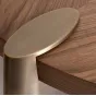 Стол журнальный круглый светлый орех 58DB-CT17191LT от LaLume