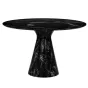 Стол обеденный круглый черный 33FS-DT120-BL от LaLume