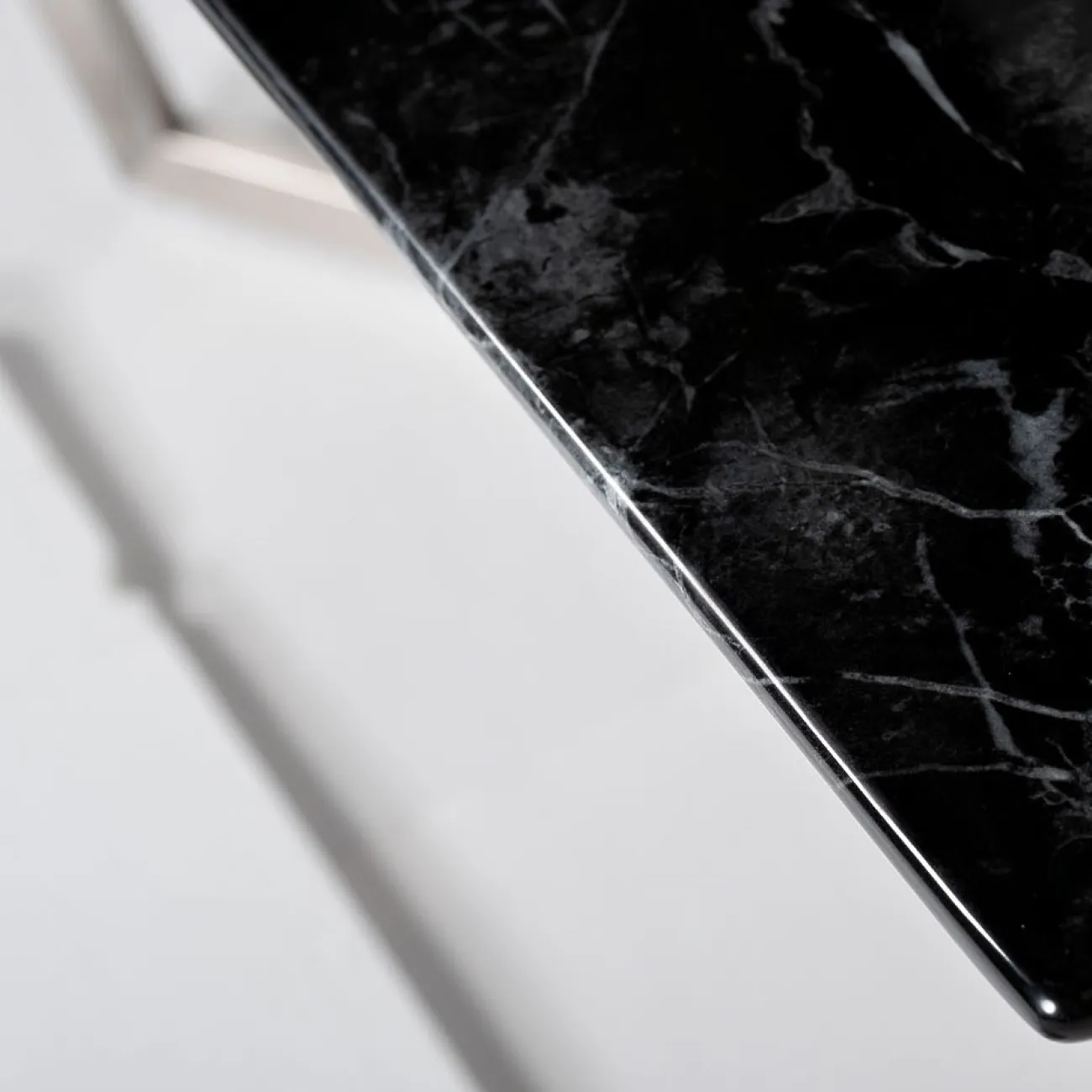 Стол обеденный прямоугольный черный (искусственный мрамор) 33FS-DT19F335-BS от LaLume