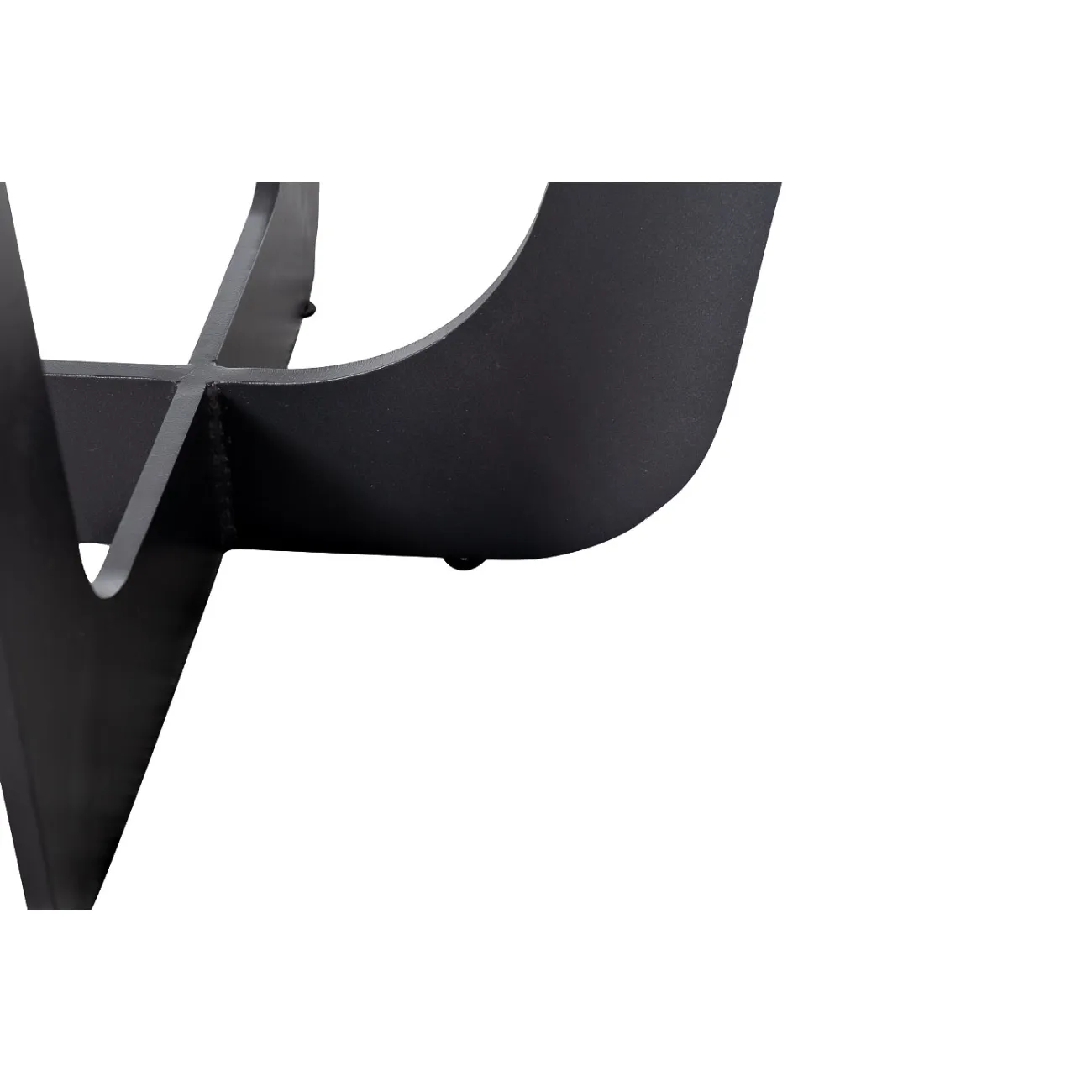 Стол обеденный круглый искусственный мрамор/черный металл 76AR-DT818 от LaLume