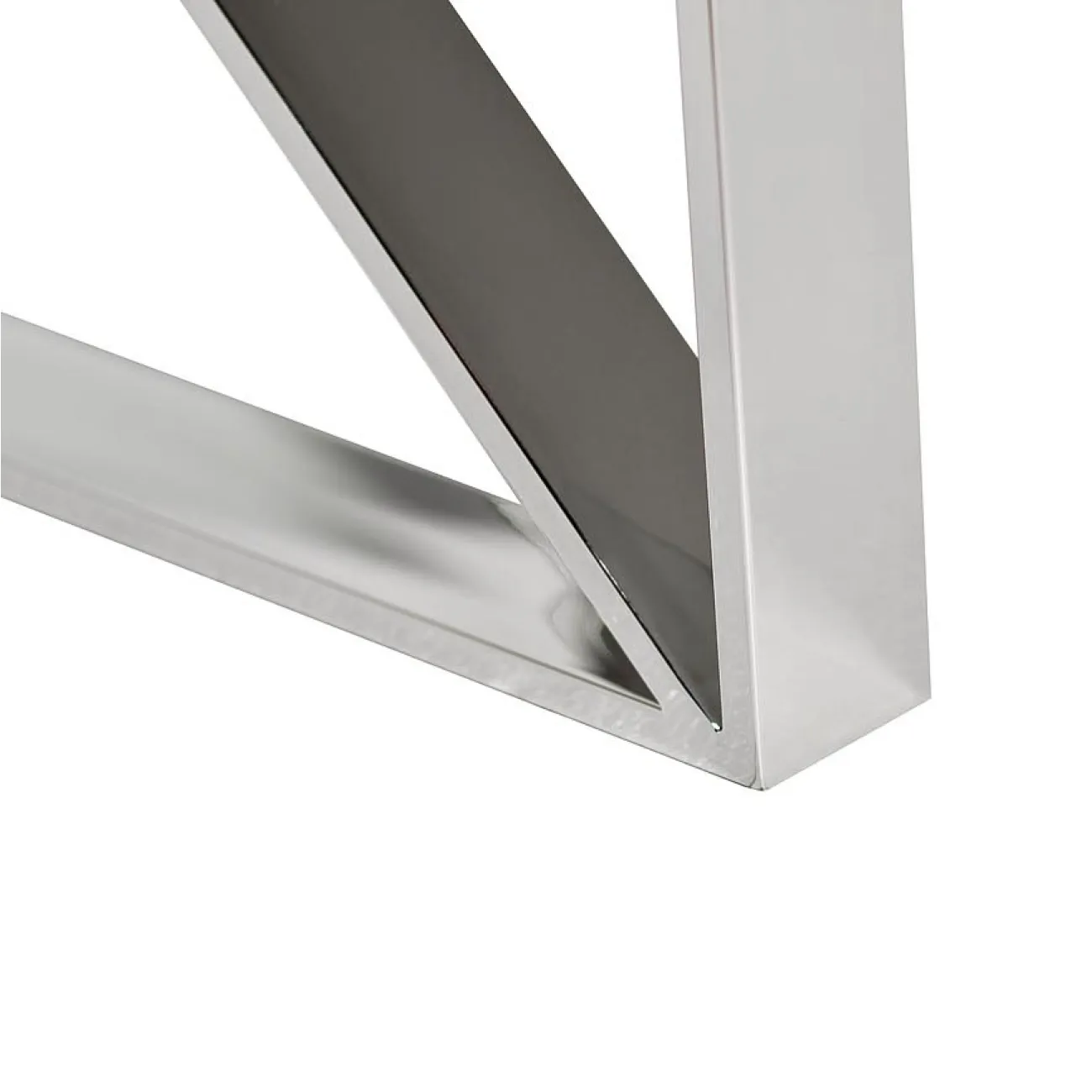 Столик журнальный квадратный с прозрачным стеклом (цвет хром) 47ED-ET008 от LaLume Столик журнальный квадратный с прозрачным стеклом (цвет хром) 47ED-ET008 от LaLume