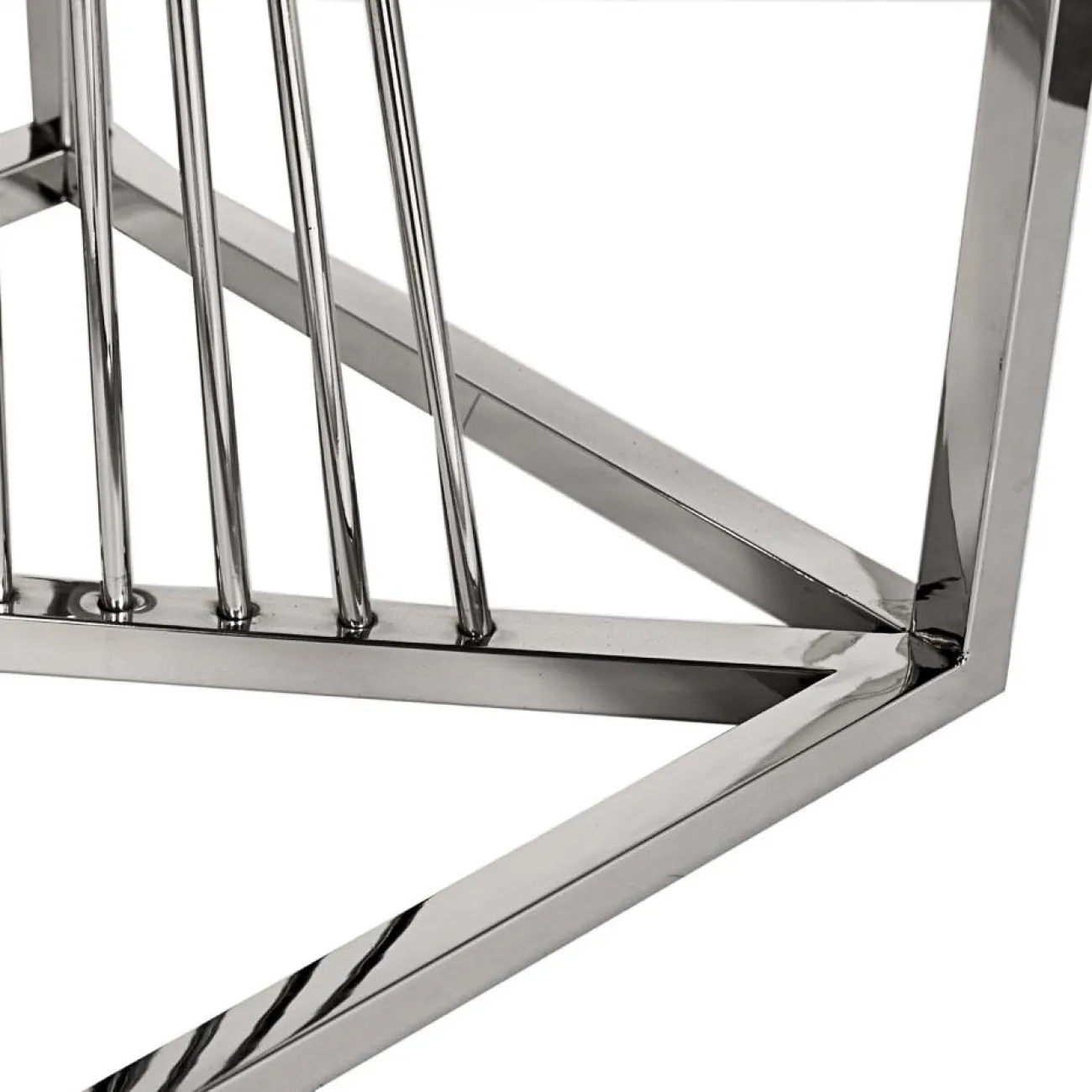 Столик журнальный черное стекло/серебро 13RXET8083M-SILVER от LaLume Столик журнальный черное стекло/серебро 13RXET8083M-SILVER от LaLume