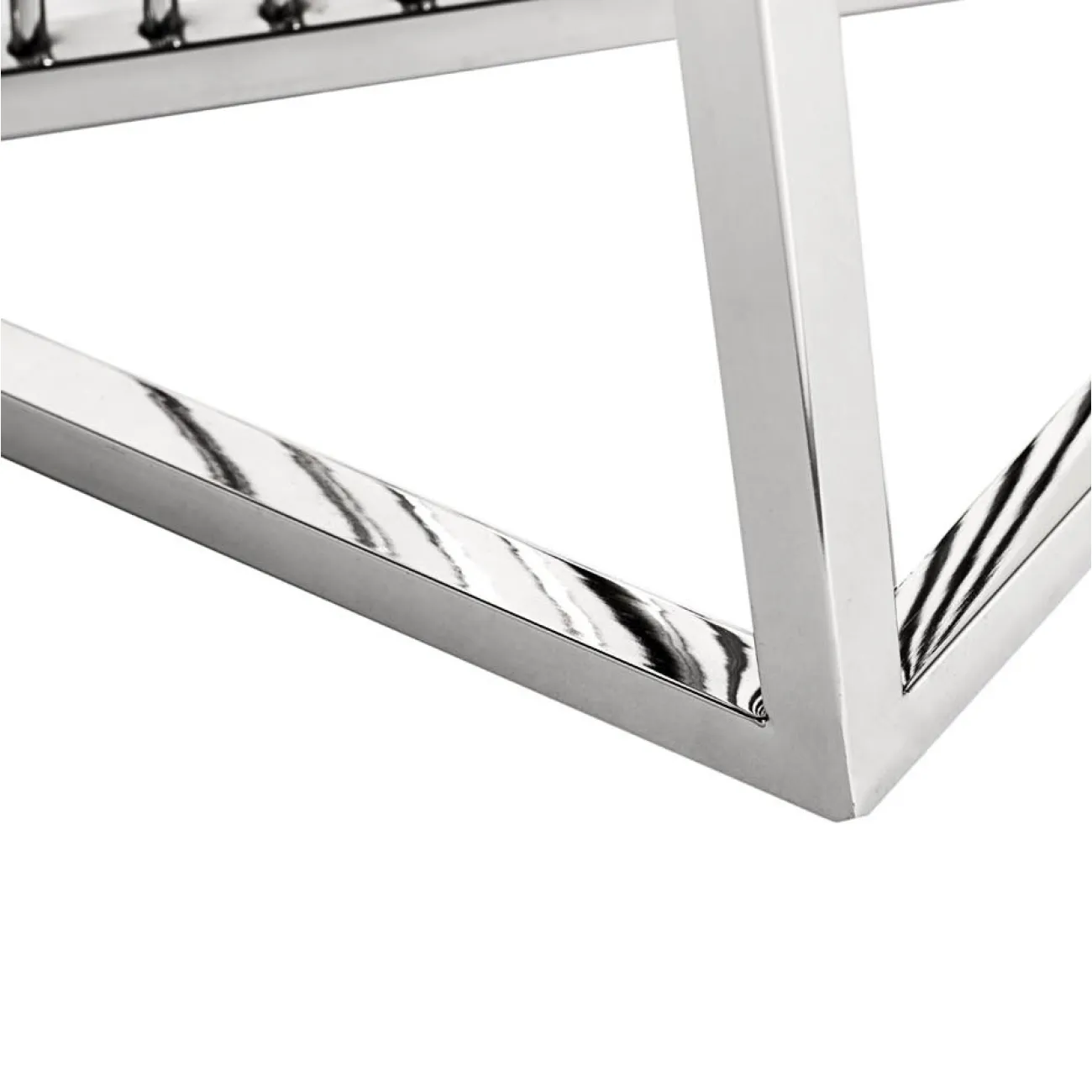 Столик журнальный черное стекло/серебро 13RXET8083M-SILVER от LaLume Столик журнальный черное стекло/серебро 13RXET8083M-SILVER от LaLume