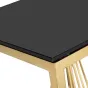 Столик журнальный высокий черное стекло/золото 13RXET8082L-GOLD от LaLume