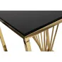 Столик журнальный черное стекло/золото 13RXET8083M-GOLD от LaLume