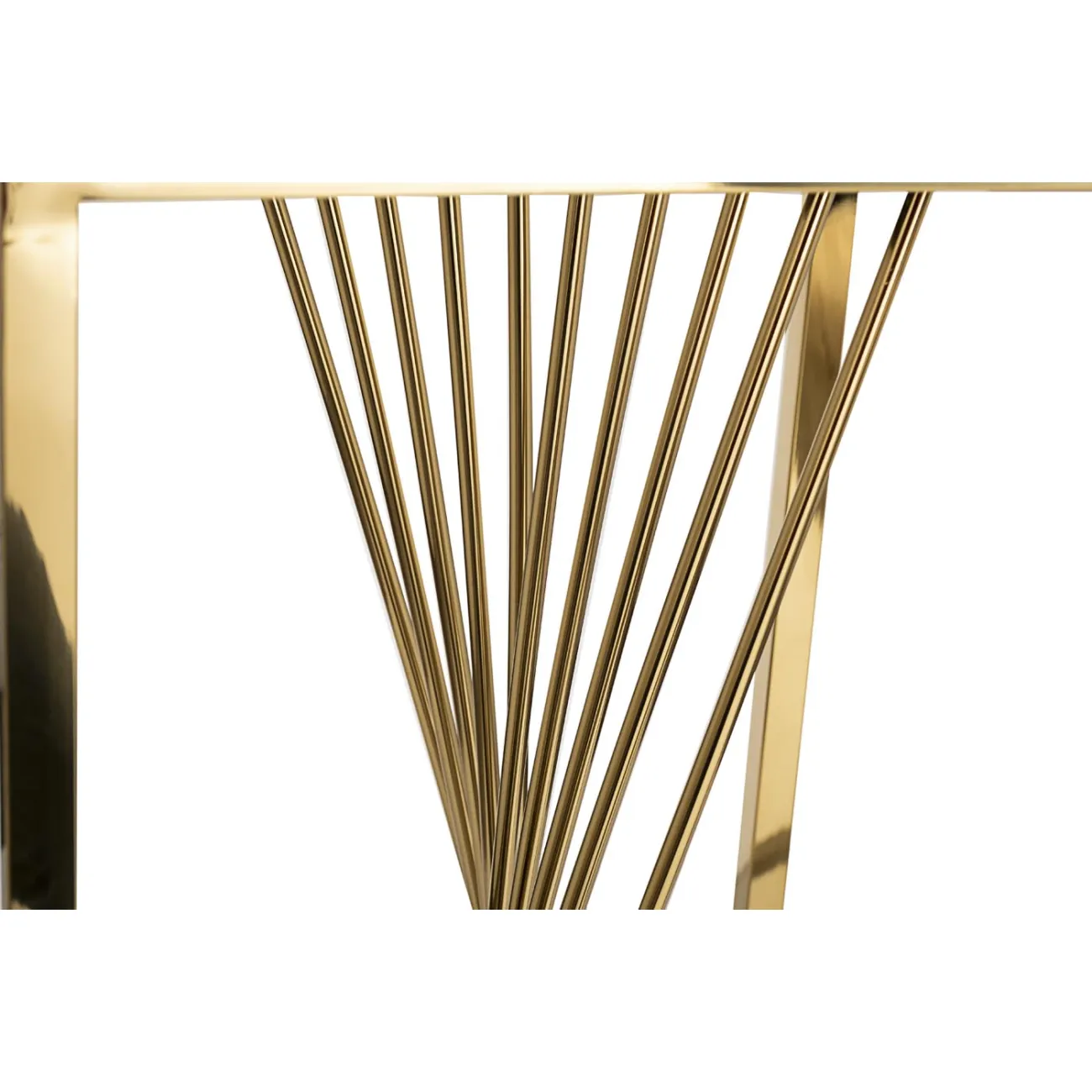 Столик журнальный черное стекло/золото 13RXET8083M-GOLD от LaLume