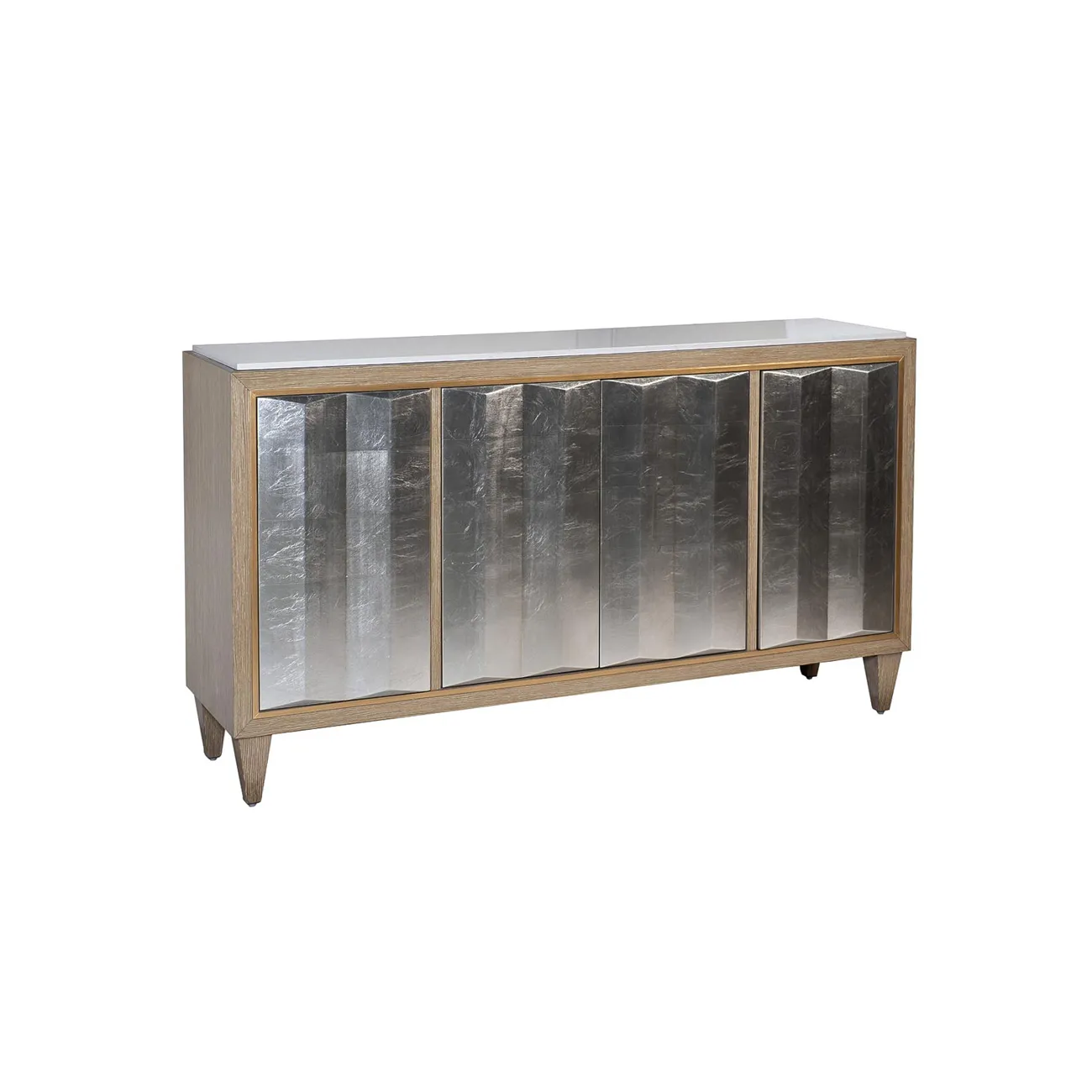 КОМОД С ДВЕРЦАМИ И БЕЛОЙ КАМЕННОЙ СТОЛЕШНИЦЕЙ от LaLume