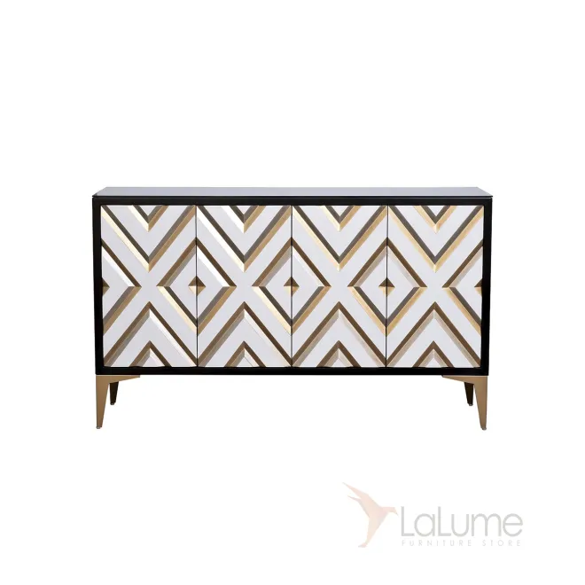 КОМОД С ДВЕРЦАМИ И ДЕКОРОМ "КЕНТЕ" от LaLume