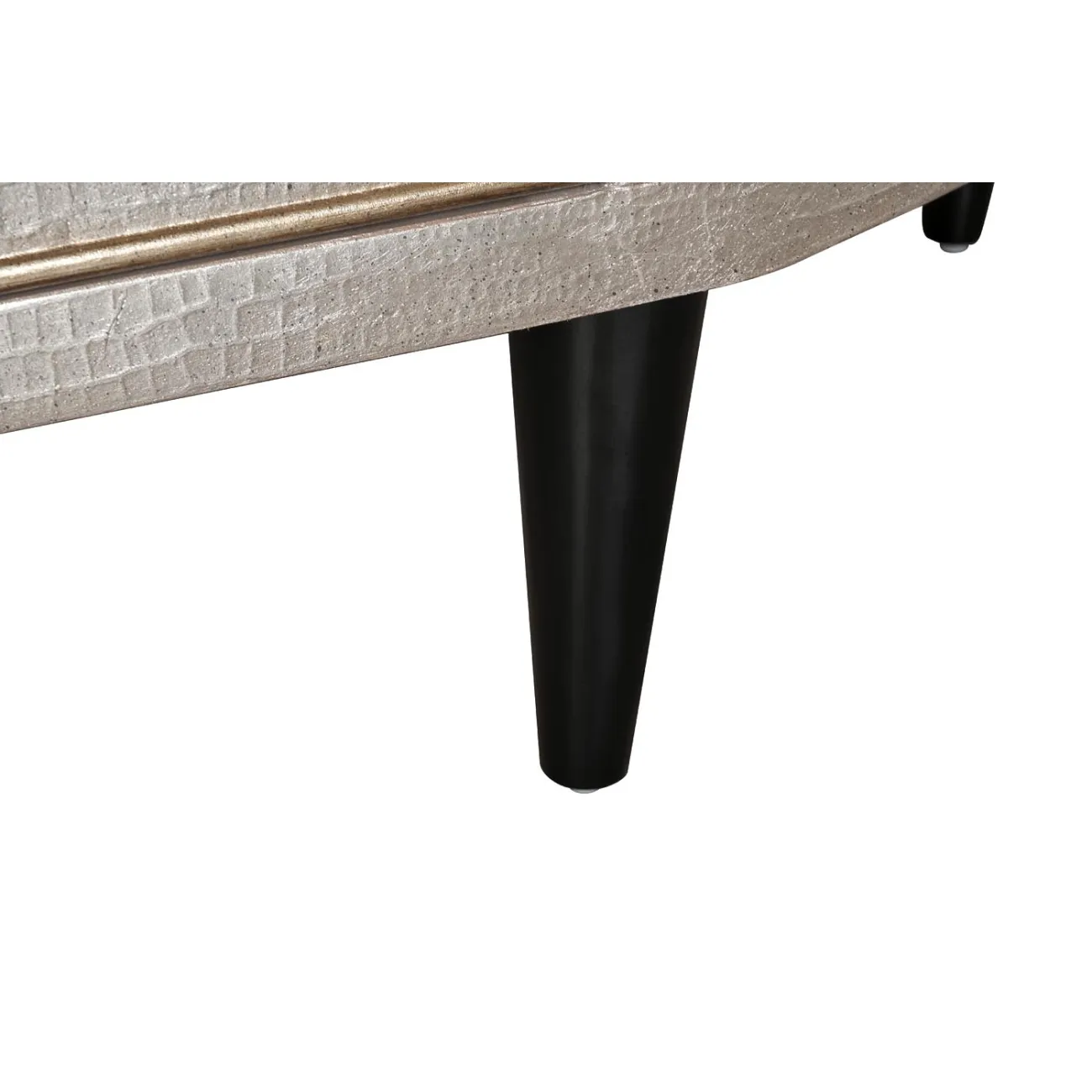 КОМОД СЕРЕБРИСТЫЙ С ГРАНИТНОЙ СТОЛЕШНИЦЕЙ от LaLume