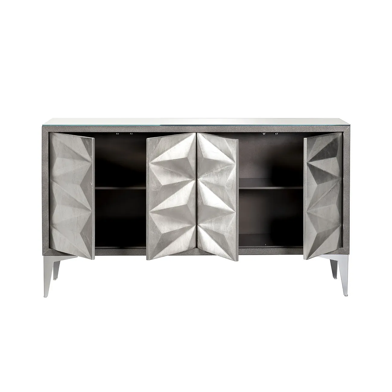 КОМОД С РЕЛЬЕФНЫМ ФАСАДОМ, ОТДЕЛКА ПОД СКАТА от LaLume КОМОД С РЕЛЬЕФНЫМ ФАСАДОМ, ОТДЕЛКА ПОД СКАТА от LaLume