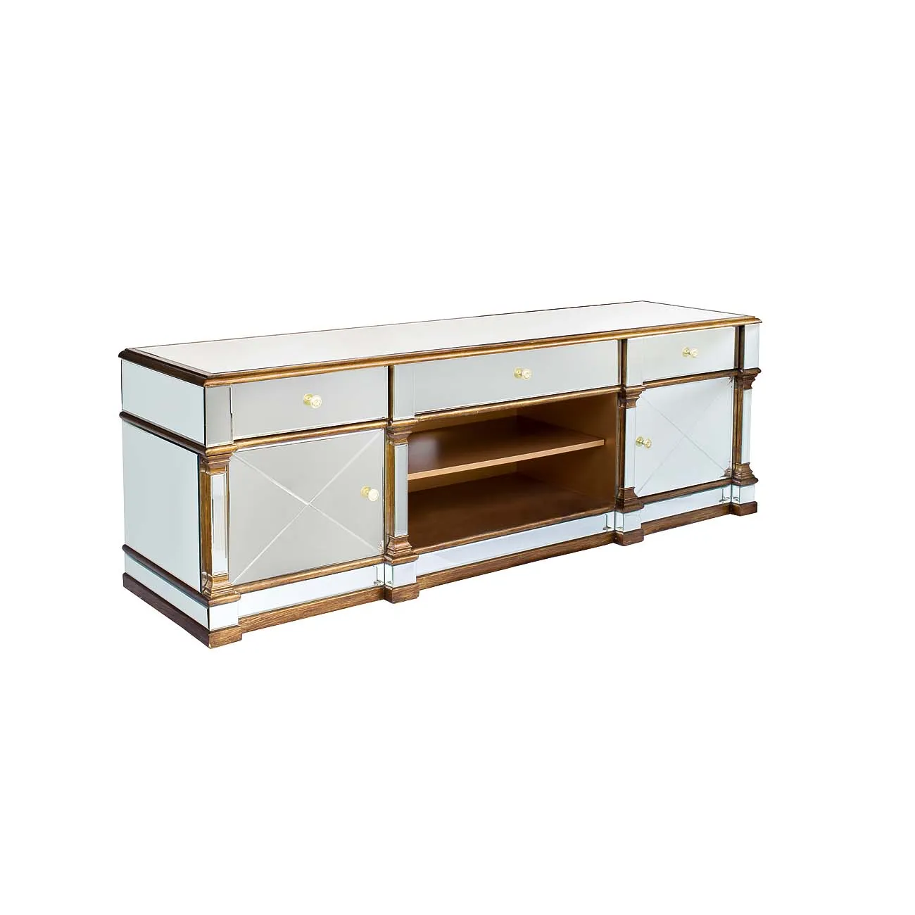 ТУМБА ПОД ТЕЛЕВИЗОР С ЗЕРКАЛЬНЫМ ФАСАДОМ KFC1153E7 от LaLume ТУМБА ПОД ТЕЛЕВИЗОР С ЗЕРКАЛЬНЫМ ФАСАДОМ KFC1153E7 от LaLume