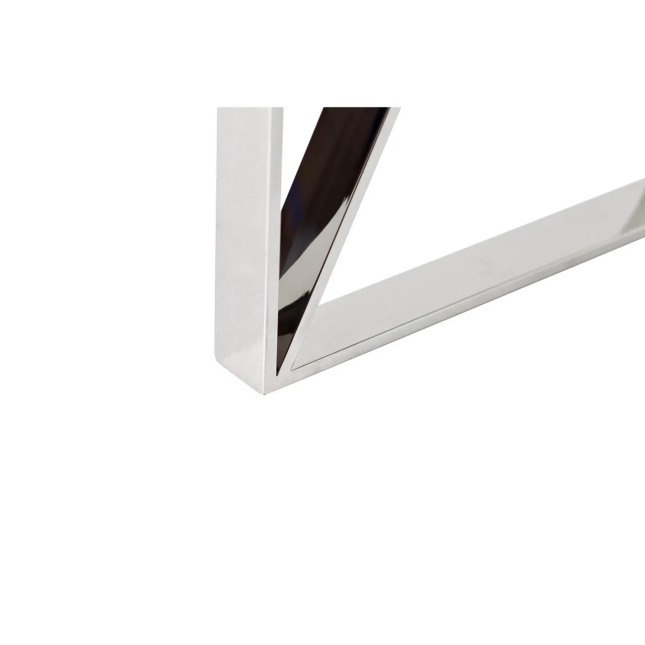 КОНСОЛЬ ПРОЗРАЧНОЕ СТЕКЛО/ХРОМ 47ED-CST008 от LaLume