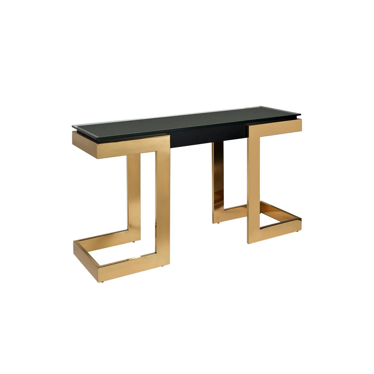 КОНСОЛЬ MARBELLA ЧЕРНАЯ/ЗОЛОТО 58DB-CST18166 от LaLume