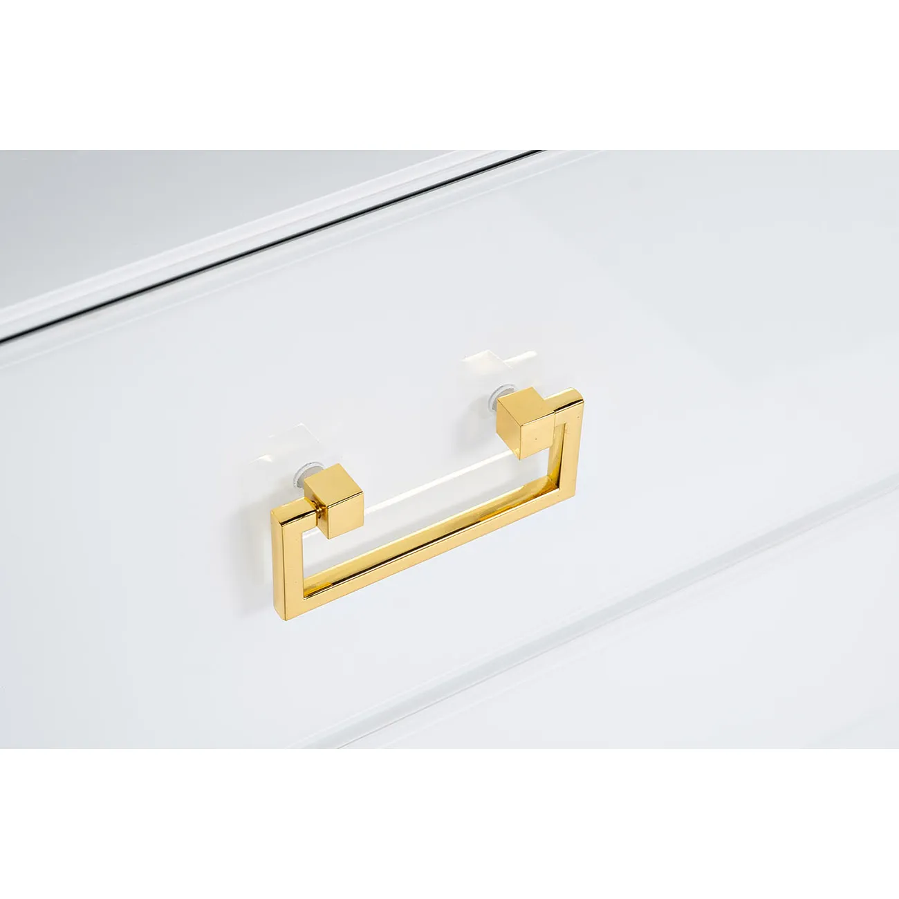 ТУМБОЧКА БЕЛАЯ С ДВУМЯ ЯЩИКАМИ KFG085 от LaLume