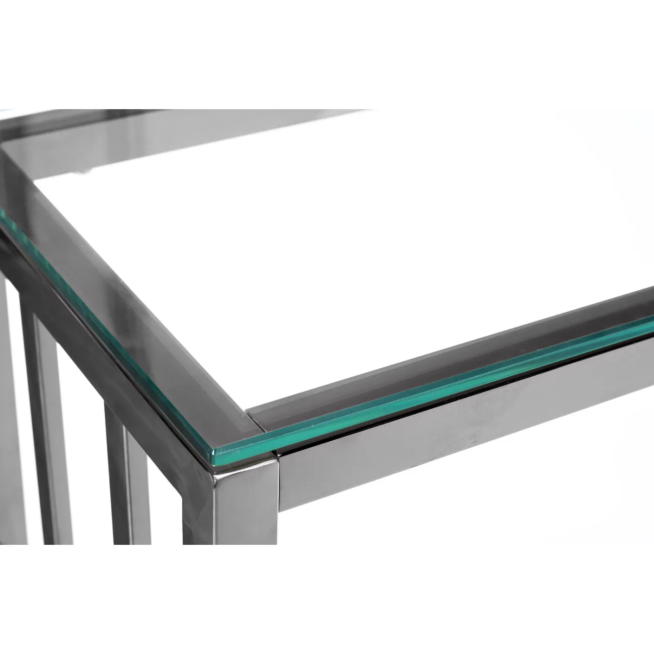 КОНСОЛЬ ПРОЗРАЧНОЕ СТЕКЛО/ХРОМ 47ED-CST072 от LaLume