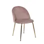 Стул велюровый пепельно-розовый на металлических ножках 30C-301-1G LPI от LaLume