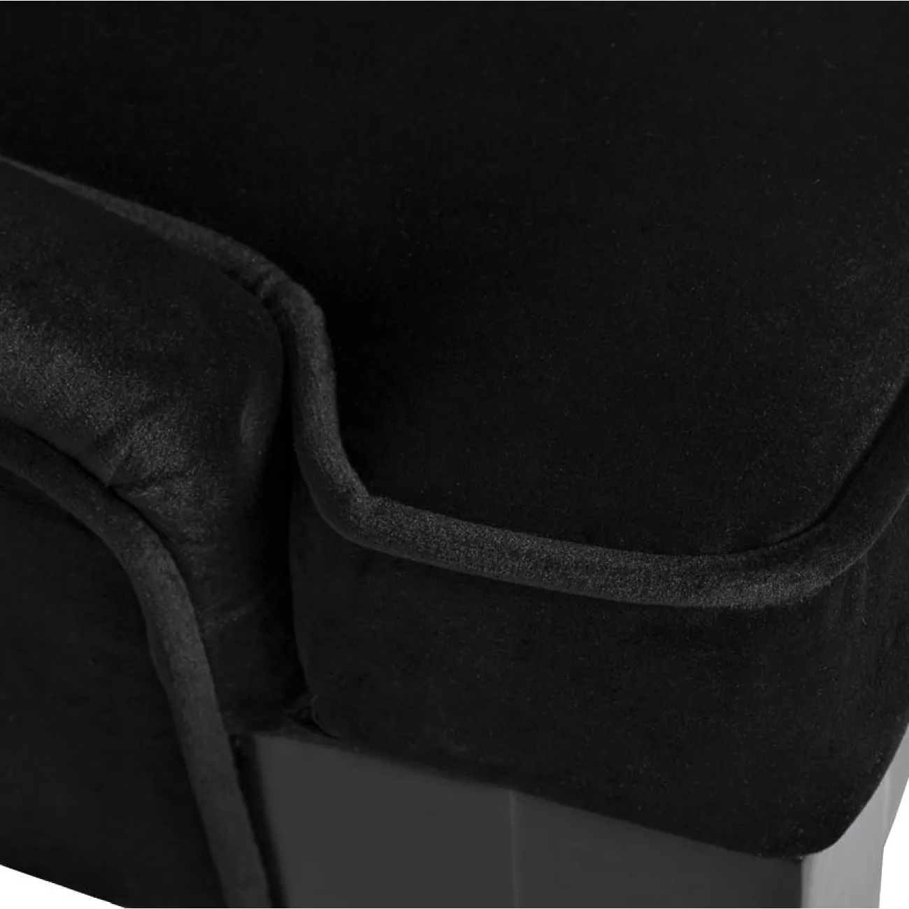 Стул велюровый черный 48MY-3526 BLK от LaLume