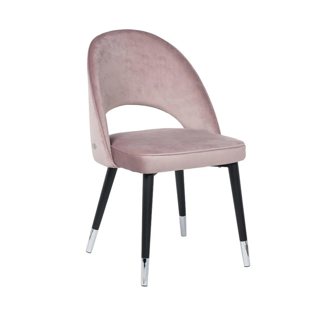 Стул велюровый пепельно-розовый 30C-1228F LPI от LaLume