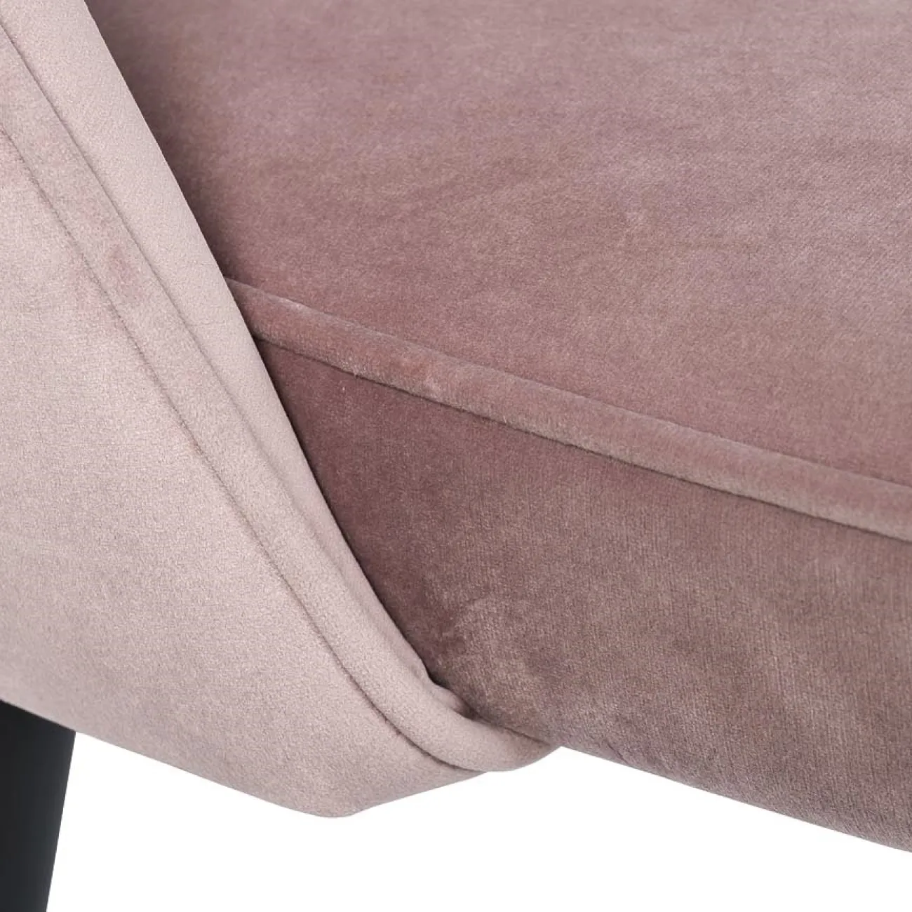 Стул велюровый пепельно-розовый 30C-1228F LPI от LaLume