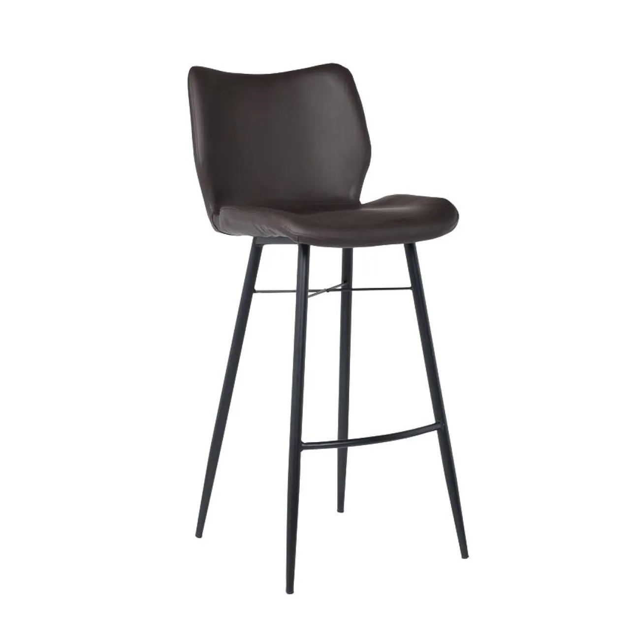 Стул барный темно-коричневый (экокожа) 30C-TDC-104 BRN от LaLume