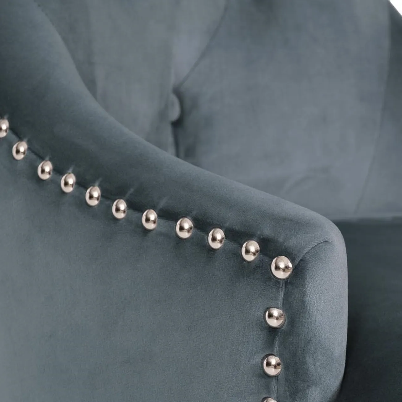 Стул велюровый бежевый (коричневые ножки) 597-2K-КРЕМОВЫЙ-Riv21 от LaLume