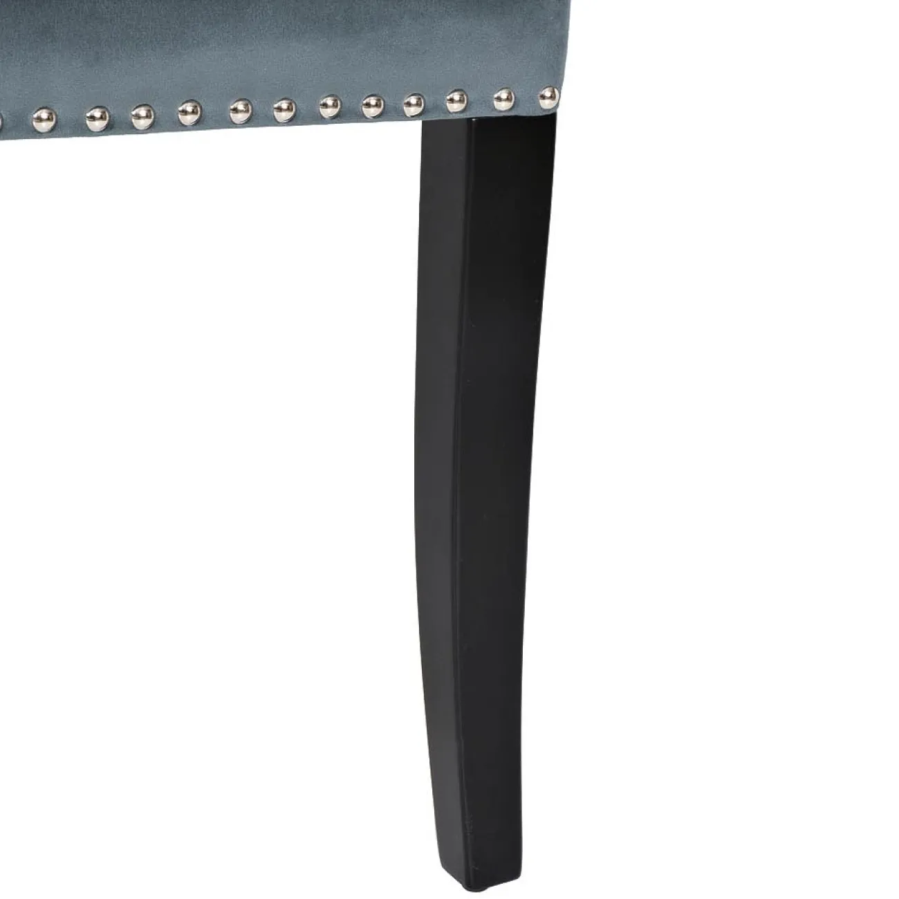 Стул велюровый бежевый (коричневые ножки) 597-2K-КРЕМОВЫЙ-Riv21 от LaLume