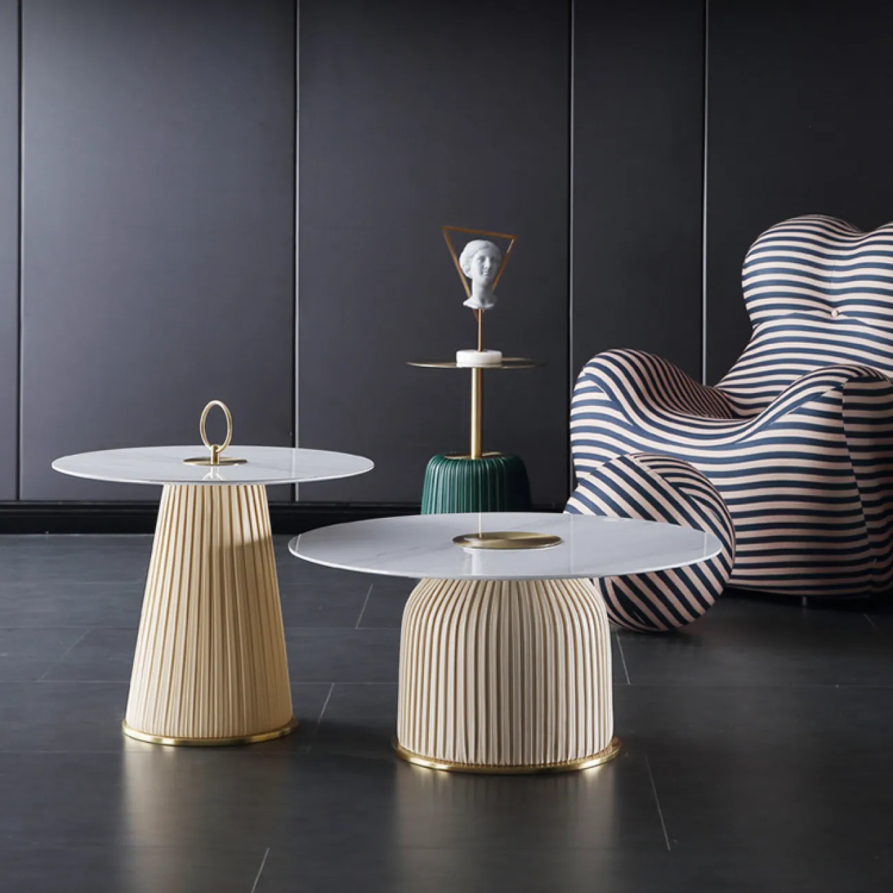 Дизайнерский журнальный столик - LaLume-ST20391-01