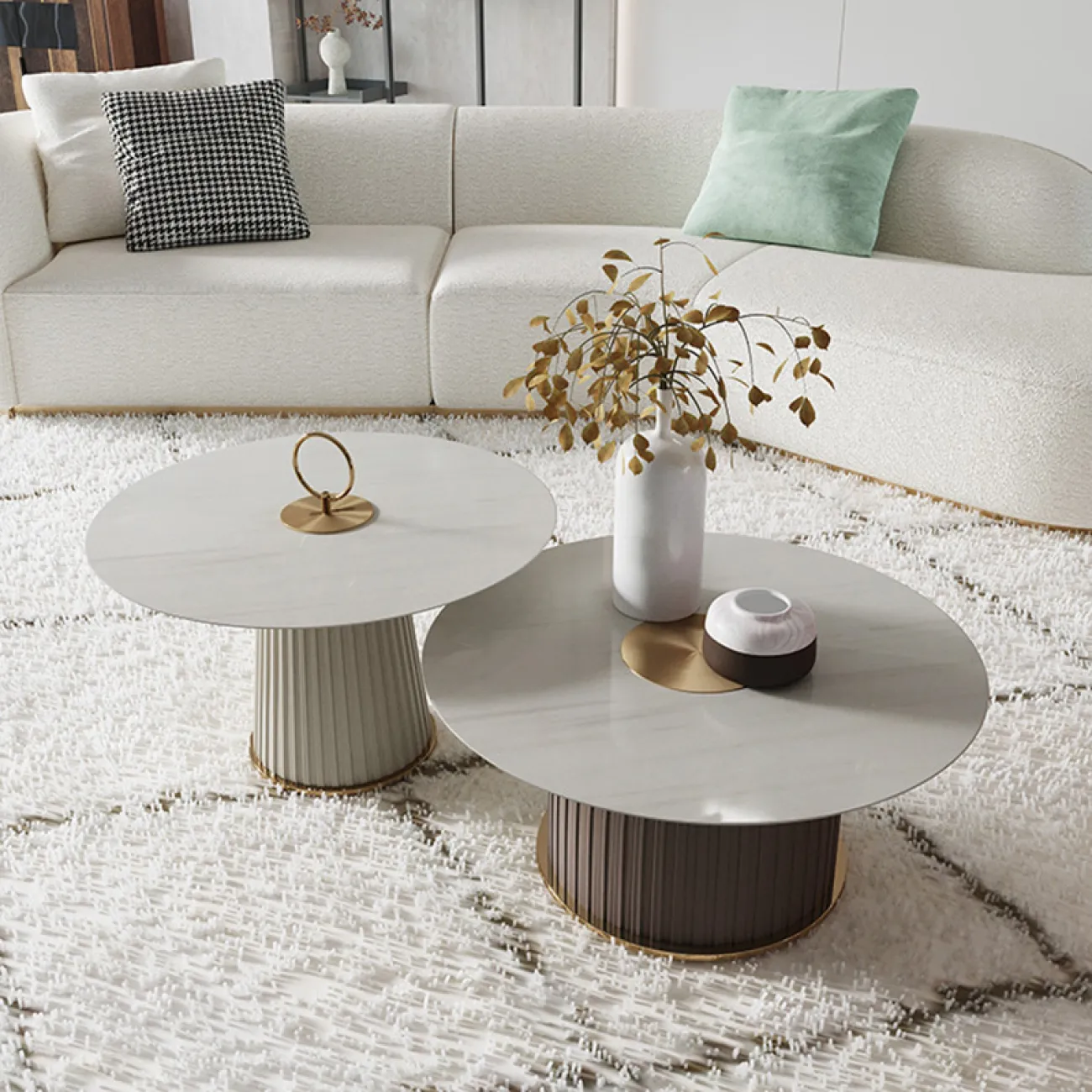 Дизайнерский журнальный столик - LaLume-ST20391-01