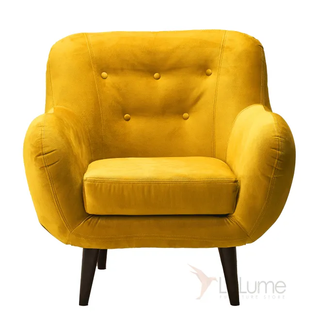Ощутите роскошь и комфорт с креслом Элефант в ярком желтом цвете от Maserati