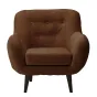 Уютное и стильное кресло Элефант в темно-коричневом оттенке Maserati Brown