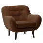 Уютное и стильное кресло Элефант в темно-коричневом оттенке Maserati Brown