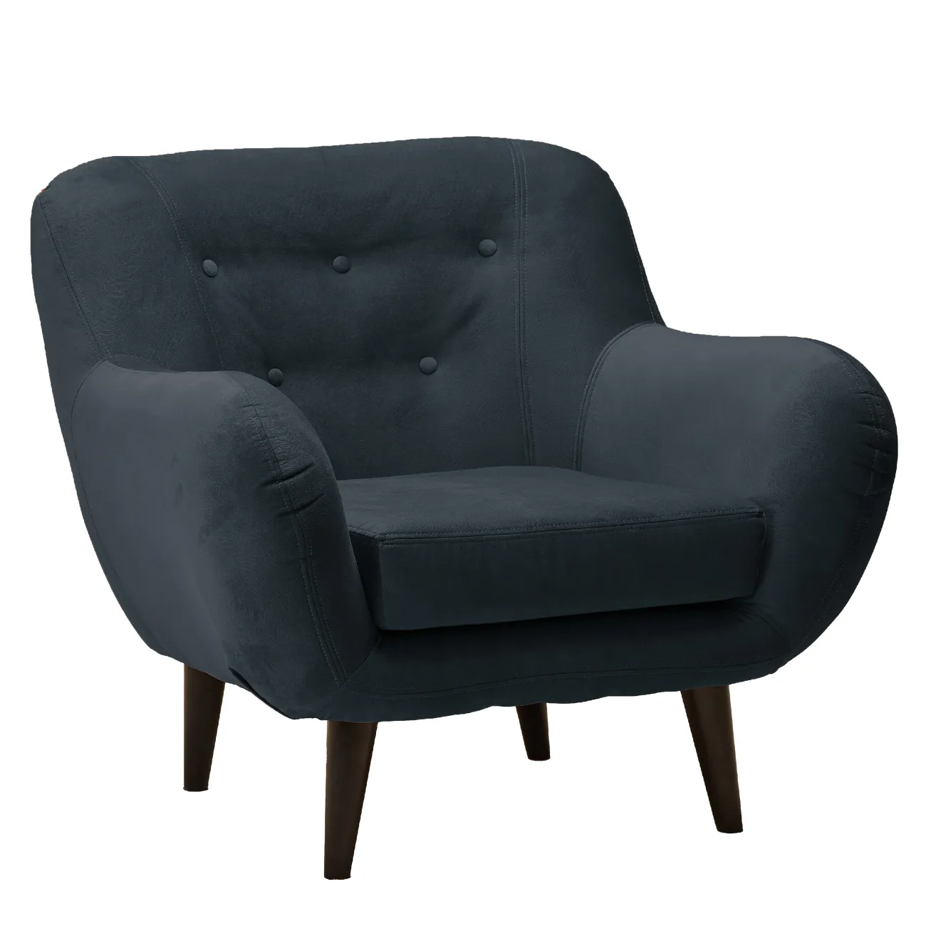 Элегантное и комфортное кресло Элефант в темно-синем цвете от Maserati