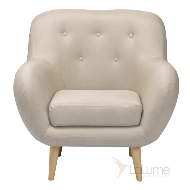 Уютное и стильное кресло Элефант в бежевом цвете для вашего идеального отдыха Уютное и стильное кресло Элефант в бежевом цвете для вашего идеального отдыха