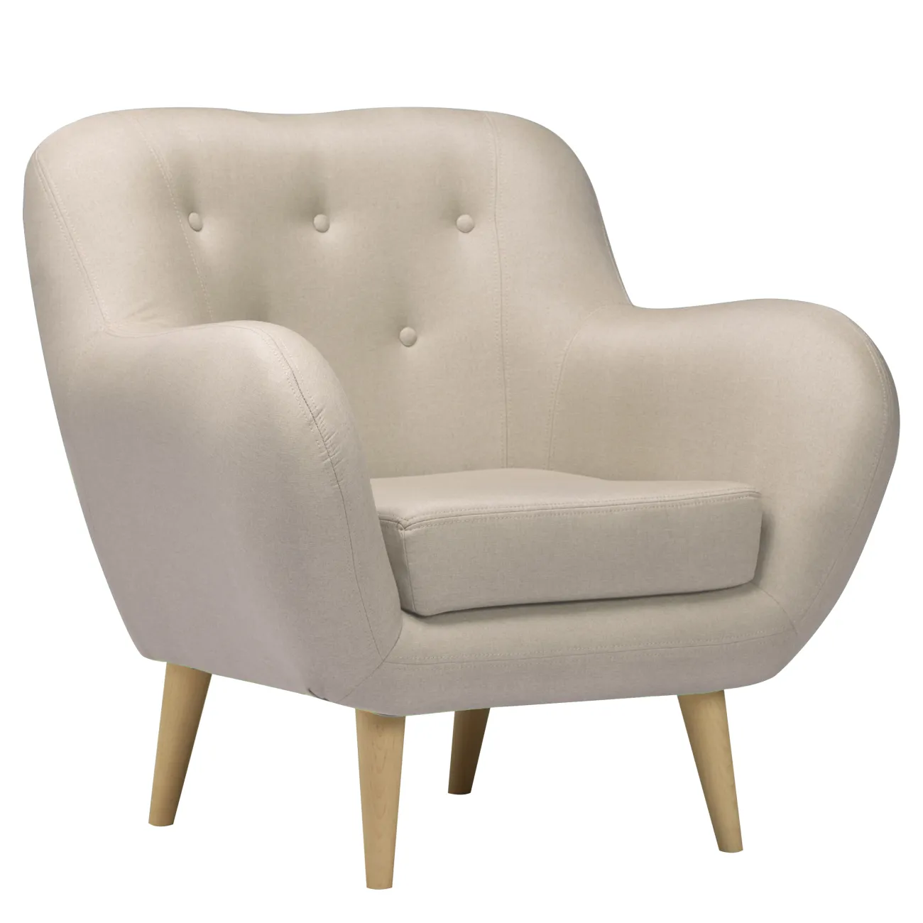 Уютное и стильное кресло Элефант в бежевом цвете для вашего идеального отдыха Уютное и стильное кресло Элефант в бежевом цвете для вашего идеального отдыха