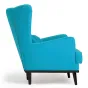 Уютное и стильное кресло Оскар голубого цвета для вашего дома от Zara azur 48