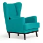 Уютное и стильное кресло Оскар в ярком бирюзовом цвете от Zara - идеальное дополнение для вашего интерьера!