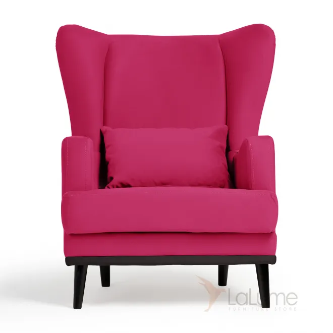 Кресло Оскар розовый Zara bordo 84
